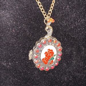 Peacock with Beautiful rose border